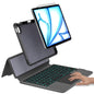 eoso iPad Air 5th Keyboard Case for iPad Air 11 inch (M2) 2024/4th/3rd/2nd/1st Gen -iPad10.9 Air 5 /Air 4 Gen-7 Color Backlight,Touchpad Detachable Slim Cover with Pencil Holder (10.9"/11",Black)