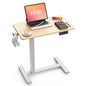 FiCiHi 28 Inch Small Electric Standing Desk, Adjustable Mobile Laptop Desk