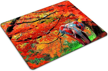 Square Mouse Pad Natural Trees and Elephants-1,Gaming Mouse Pads for Desk,Soft Computer Waterproof Non-Slip Mouse Mat