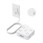 TESSAN Surge Protector Power Strip with 900J Surge Protection, 20 Ft, Grey