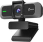 j5create 4K Wide Angle Webcam with Microphone/Privacy Cover for Video Conferencing, Streaming, Recording and Online Teaching, Supports Zoom, Skype, Teams, OBS and More (JVU430)