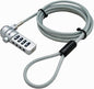Sendt Notebook/Laptop Combination Lock Security Cable (Silver)
