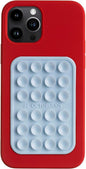 Classic - Silicone Suction Phone Case Adhesive Mount - Hands-Free, Strong Grip Holder for Selfies & Videos - iPhone & Android Compatible - 2.25″ x 3.25″, Baby Blue