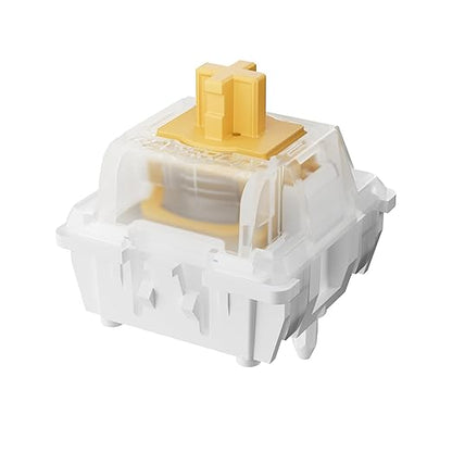 Keychron Magnetic Switches Dawn Linear - 110 PCS, 30gf, Pre-Lubed, 0.1mm Adjustable Actuation, Gateron Double-Rail Hall Effect, Compatible Replacement for HE Keyboards Only