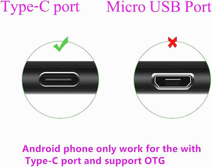 Mini Cell Phone Fan 2-in-1 Fan Compatible for iPhone, iPad, Android Smartphone,Tablet - Colorful and Powerful- Cell Phone Summer Accessories (6-Pack)