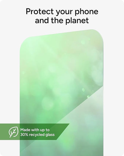 ZAGG InvisibleShield Glass Elite iPhone 15 Pro Screen Protector - 5X Stronger with Reinforced Edges, Scratch & Smudge-Resistant Surface, Easy to Install