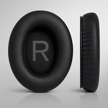 Premium Replacement Ear Pads for Bose Bose QC45– Soft Protein Leather & Memory Foam Cushions – Enhanced Noise Isolation – Easy Installation Kit,Video & Cleaning Cloth (Black)