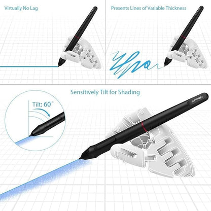 15.6" Drawing Tablet with Screen XPPen Artist 15.6 Pro Tilt Support Graphics Tablet Full-Laminated Red Dial (120% sRGB) Drawing Monitor Display 8192 Levels Pressure Sensitive & 8 Shortcut Keys