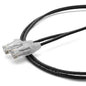 TRUECABLE Cat6 Component Rated Patch Cable, Unshielded (U/UTP), 5ft, Black, 28AWG Stranded Pure Copper, Snagless 10G High-Speed Ethernet Cable, PoE++ 4PPoE 100W, UL Listed, RoHS-3, 1 Pack