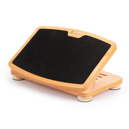 StrongTek Wooden Desk Foot Rest, Adjustable 3 Heights, Non-Slip, Under Desk