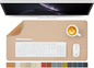 Cork Desk Mat - Dual-Sided Desk Pad for Office and Home - Desk Organization and Accessories - Ideal for Large Mouse Pad and Desk Mats on Top of Desks(Apricot,27.6"x 13.8")