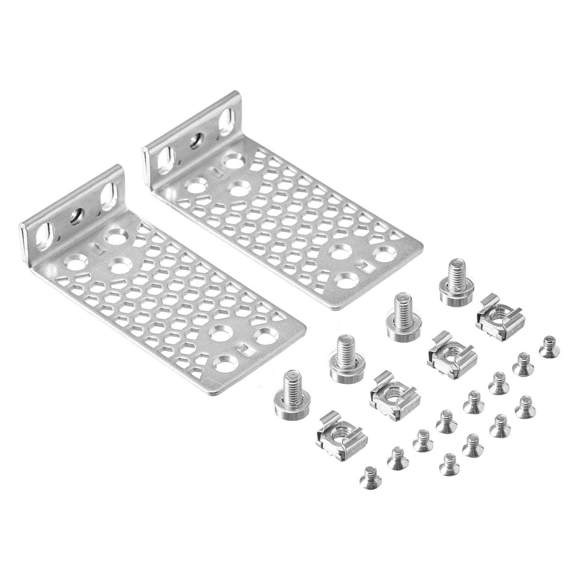 Rack Mount Kit for Ubiquiti Switch, 1U Rack Ears for Ubiquiti 16/24/48 Series Switches