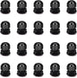 Cable Gland 20 Pack Plastic Waterproof Adjustable Connector 9-14mm PG16 Strain Relief Cord Connectors Joints Nylon with Gaskets