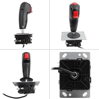 Flight Joystick 8-way adjustable joystick with trigger and top launch button for video game simulator flyer