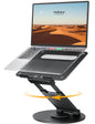 Nulaxy 18" Height Telescopic 360 Rotating Aluminum Laptop Stand Desk, Gray