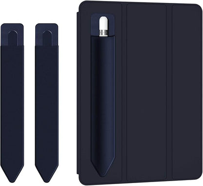 Doormoon Stylus Adhesive Pencil Holder for Apple Pencil (1st and 2nd Gen) - Compatible for iPad Pro 11/10.9/9.7 & iPad 6th 2020 Gen Cases, Blue Blue