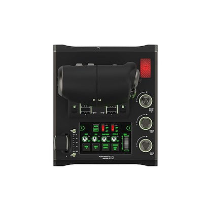 Turtle Beach VelocityOne Flightdeck Universal HOTAS Simulation System Joystick & Throttle for Air & Space Combat Simulation For Windows 10 & 11 PCs – Touch Display & Buttons, 139 Programmable Controls