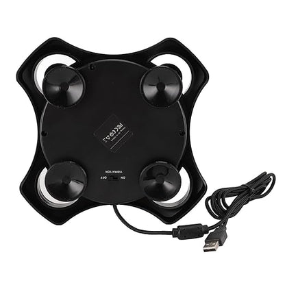 XUMIUZIY PC Flight Joystick Control, USB Wired Flight Stick with Vibration Function and Throttle Control, Universal Simulation Controller Joystick for PC Computer Laptop, 7/8/10/11