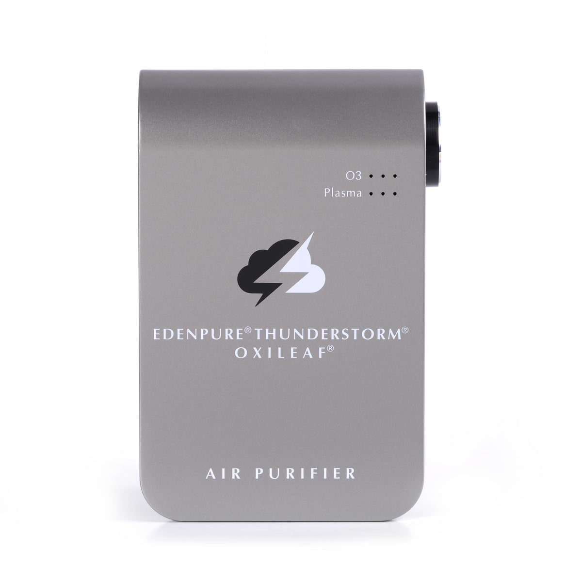 EdenPURE® Thunderstorm® Oxileaf® III Air Purifier Odor Remover with Plasma and Ozone Settings, Small, Grey