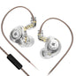 KZ EDX Pro in Ear Monitor Headphones KZ IEM Earphones Dual DD HiFi Stereo Sound Stage Earphones Wired Noise Cancelling Gaming Earbuds for Musicians Singer Audiophiles