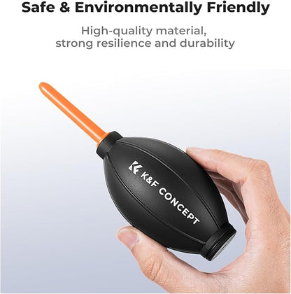 K&F CONCEPT Lens Air Blower, Rubber Bulb Air Pump Dust Blower Cleaner, with Long Nozzle for Cell Phone, Tablet, Camera Lens Sensors, Keyboard,Telescopes