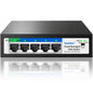 Goalake 28-Port Gigabit Managed PoE Switch (24 PoE+ Ports + 2 Uplink + 2 SFP) – with 250m Extend, VLAN and QoS for Network Segmentation, Plug-and-Play, Industrial Fan, Desktop/Wall Mount