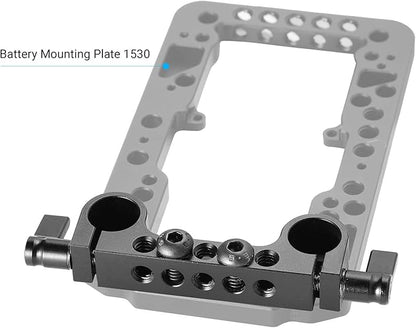 SmallRig Super Lightweight Railblock, 15mm Rod Clamp with 1/4"-20 Thread for Sony, Canon and Other DSLR Camera Rig Shoulder Support System - 942