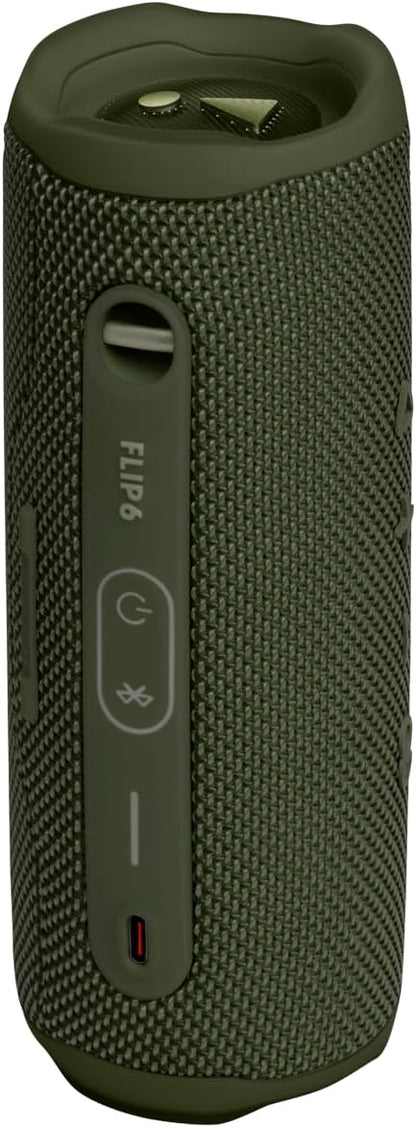 JBL Flip 6 - Portable Bluetooth Speaker, powerful sound and deep bass, IPX7 waterproof, 12 hours of playtime, JBL PartyBoost for multiple speaker pairing for home, outdoor and travel (Green)