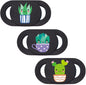 Laptop Camera Cover Slide Webcam Cover for Privacy Fits for Mini PC, PC, Surface, Tablet, Desktop Computer, Smart Phone - 3 Packs, Plants