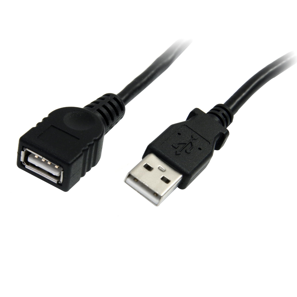 StarTech 10ft USB 2.0 Extension Cable, USB-A M/F, Black (USBEXTAA10BK)