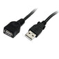 StarTech 10ft USB 2.0 Extension Cable, USB-A M/F, Black (USBEXTAA10BK)