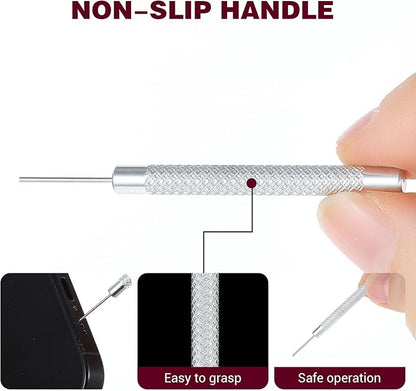 AOZUO 16 Pcs SIM Card Removal Pin, SIM Card Tray Ejector Pins Removal Opening Tool Watch Chain Link Remover Pin Tools Smartphone Ejector Pins Needle Remover for Cell Phone Opener