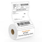FungLam 100 Rolls 4x6 Direct Thermal Shipping Labels, 250 Labels Per Roll, 1" Core, Perforated, White Mailing Postage Shipping Label Compatible with Zebra 2844 ZP-450 ZP-500 ZP-505