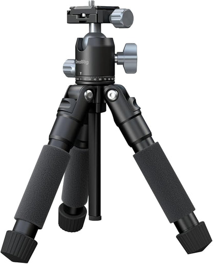 SmallRig VT-20Pro 21.2"/ 53.8cm Mini Tripod for Camera and Phone, Aluminum Alloy Small Desktop Tripod with 360° Ball Head, Table tripods Load Up to 11lb / 5kg