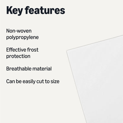 Amazon Basics Plant Covers for Frost Protection, 10 x 30 ft, White, 1-Pack