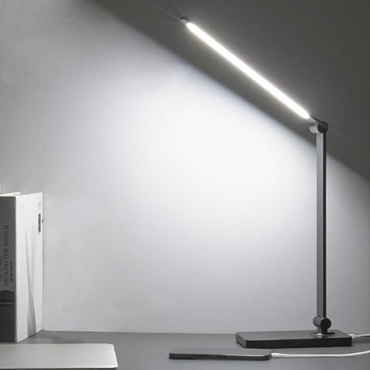 Rechargeable Desk Lamp LED Desk Lamps Eye-Caring Desk Lamps Dimmable Office Lamp with USB Chager Touch Control for Home Office Student Dormitory