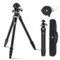 SIRUI 50.2" Carbon Fiber Travel Tripod, Compact Professional Camera Trippod with Low Profile Ball Head, Quick Release System, Load Up to 26.5lbs/12kg, AM-254+KS-20