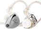 KZ Castor in Ear Monitor Headphones, HiFi Bass Wired Earphone Sound Tunable Noise Isolating IEMs, Dual-Dynamic Driver Wired Earbuds, 2PIN-C Detachable Cable for Singers Musicians