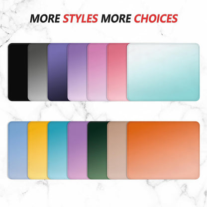 ITNRSIIET Mouse Pad Non-Slip Rubber Base Smooth Surface Stitched Edges Waterproof Durable Compatible with All Mice for Office & Gaming, Desk Accessory, 10.2x8.3x0.12 inch, Lavender Gradient