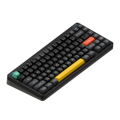 nuphy Halo75 V2 Mechancial Gaming Kyeboard,75% Wireless Hot Swappable Bluetooth Keyboard,83 Kyes RGB Backlit Keyboard,Support Bluetooth/2.4GHz/USB-C (Black, Mint (37gf))