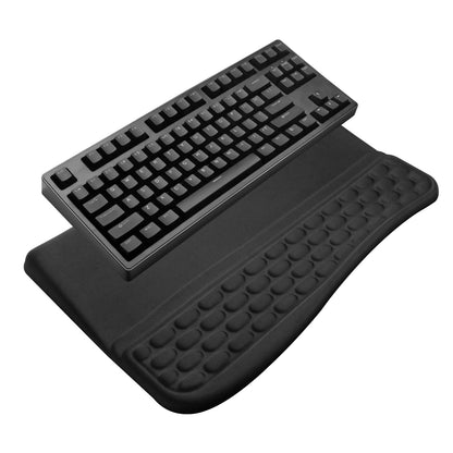 Computer Keyboard Stand with Wrist Rest Support Pad, 02-Black
