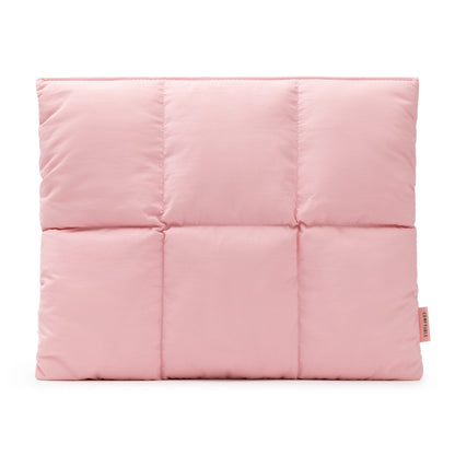 Comfyable Puffy Laptop Sleeve 15 16 Inch, Quilted Puffer Laptop Carrying Case for Women, Pillow Pouch Compatible for MacBook Air M5 & MacBook Pro M5 Pro/Max 2026, Pink