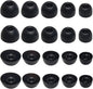 Silicone Earbuds Tips for Powerbeats Pro2 Replacement Ear Tips 10 Pairs XL/L/M/S/XS - Compatible with Beats Studio Buds/Beats Fit Pro/Solo Buds, Black