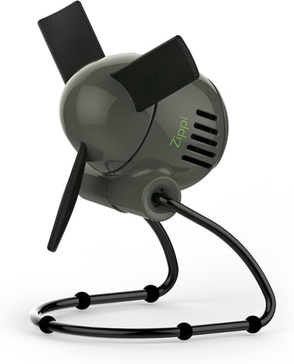 Vornado Zippi Small Personal Fan, Foldable Cooling for Desk, 2 Speed Settings, Soft Nylon Blades, Directable Airflow, Perfect Fan for Office and Bedroom, Multiple Color Options, Graphite Gray
