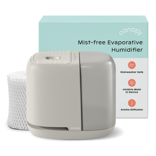 Canopy Bedside Humidifier 2.0, Moonstruck, 2.5L, 36 Hr, Reading Light & Sound