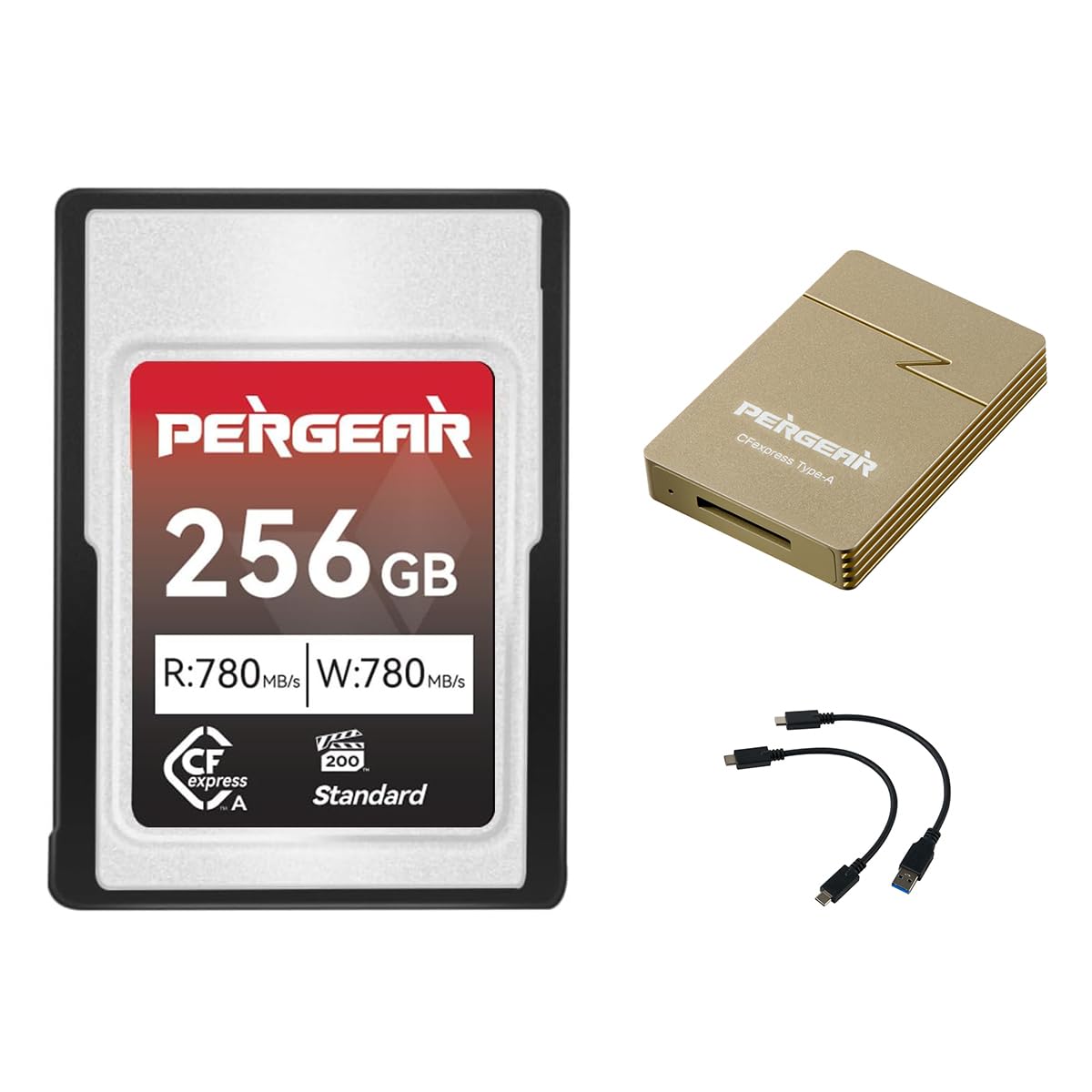 Pergear 256GB CFexpress Type A Memory Card for Sony Cameras, VPG200