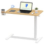 FLEXISPOT H7 28" Pneumatic Height-Adjustable Overbed Table with Wheels