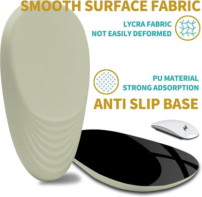Hokafenle Ergonomic Mouse Pad Wrist Support with Stepped-Wedge Design, Wrist Rest Pain Relief Mousepad Filled with Memory Foam, Carpal Tunnel Mousepad for Wireless Mouse(12x8 inch,Beige)