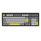 NACODEX Ajazz AK980 V2 Pink Gaming Machanical Keyboard Gift Switch Full Size RGB Gasket Mount 10000mAh Triple Modes Custom Keyboard with Five Layer Pad | Knob Control