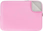 RAINYEAR 15 Inch Laptop Sleeve 15" Protective Soft Case Padded Cover Carrying Bag Specially Compatible with 15.4" MacBook Pro/Air A3241 A2941 A3114 A1938 A1707 A1990 (Pink, Upgraded Version)